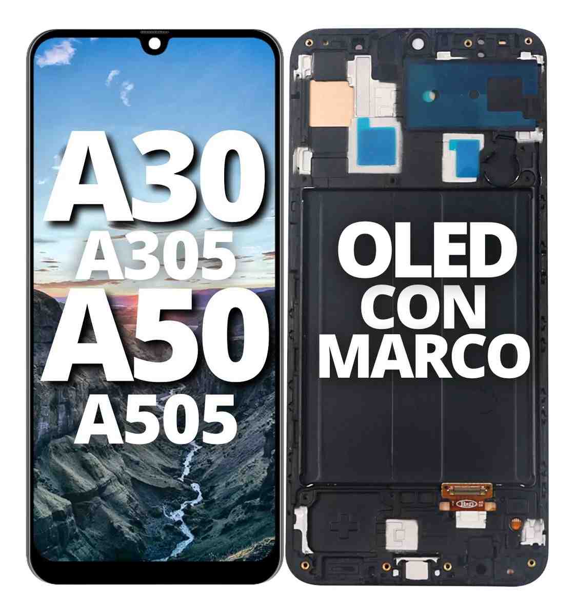 MODULO SAMSUNG A30/ A50 CON MARCO OLED